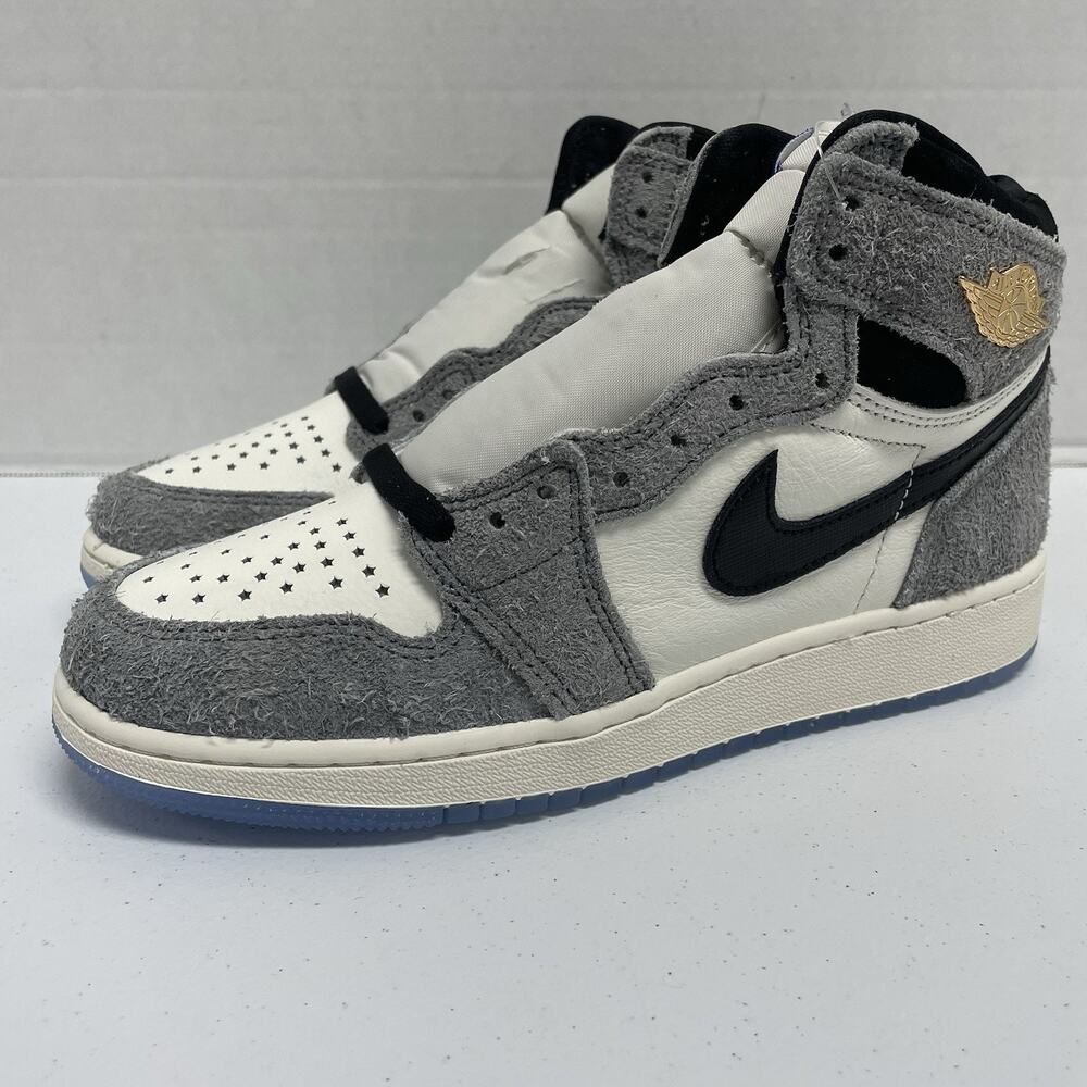 Air Jordan 1 Retro High OG GS All-Star Cool Grey FD1437 003 Size 6.5 Y Kid White